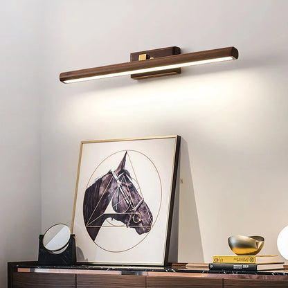 Spiegellampe Massivholz Persönlichkeit Lange Streifen Badezimmer Wandlampe