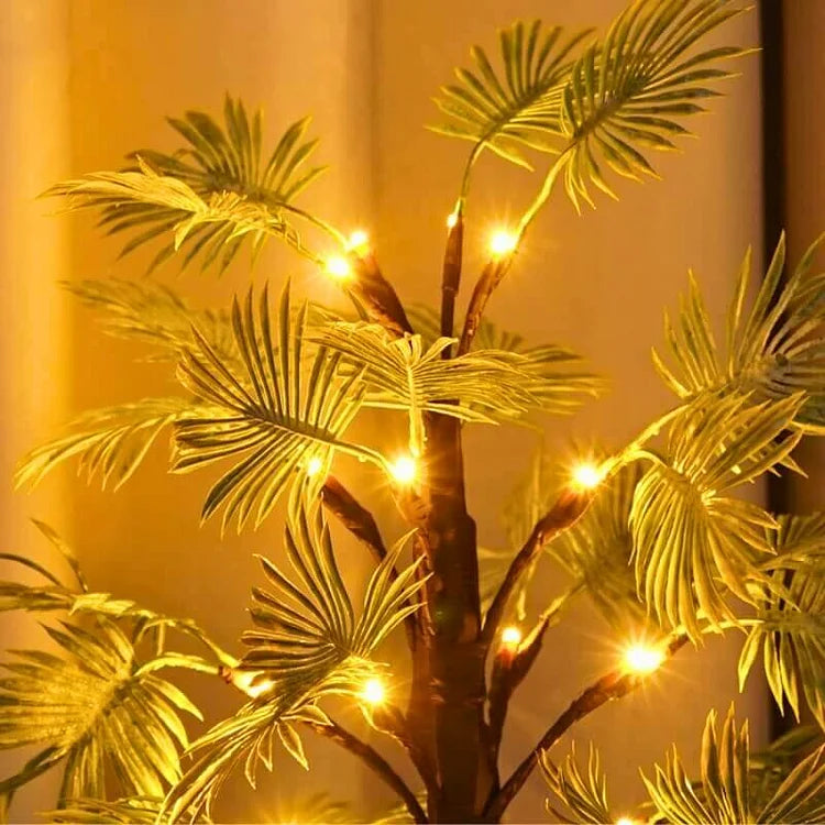 LED Weihnachts-Palmen-Girlande - Dekorative Lichter für Feste und Weihnachten