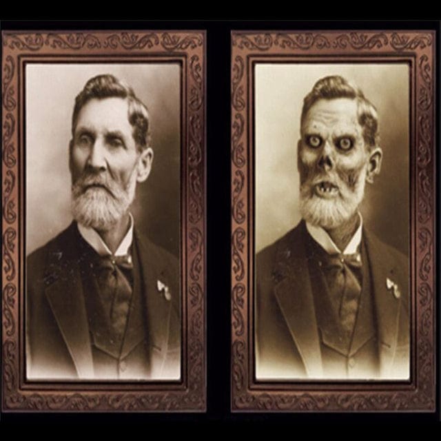 3D Halloween Gesicht Verändernde Geist Porträt