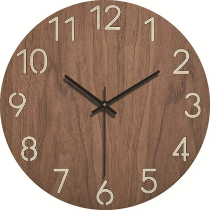 Garduru - Minimalistische Holz-Wanduhr Für Modernes Wohndesign