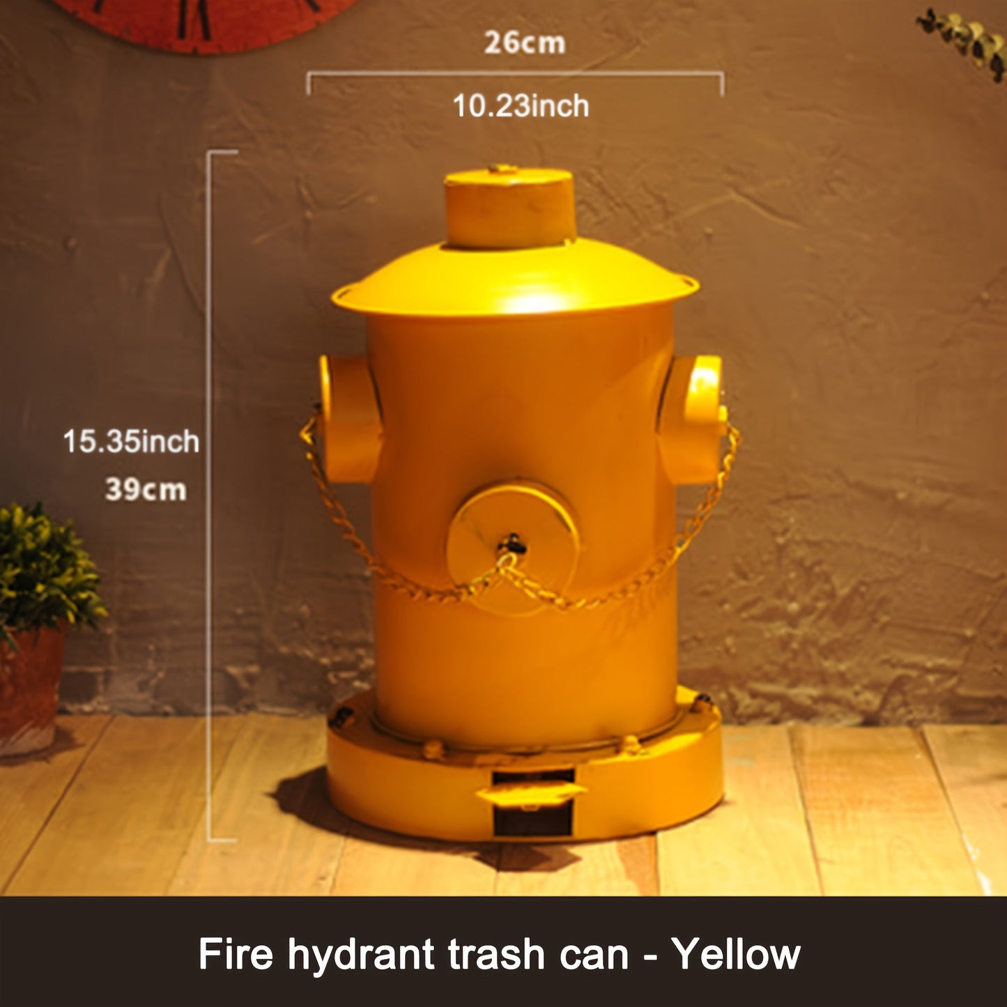 Vintage Feuerhydrant-Mülleimer – Das perfekte Vatertagsgeschenk für Zuhause