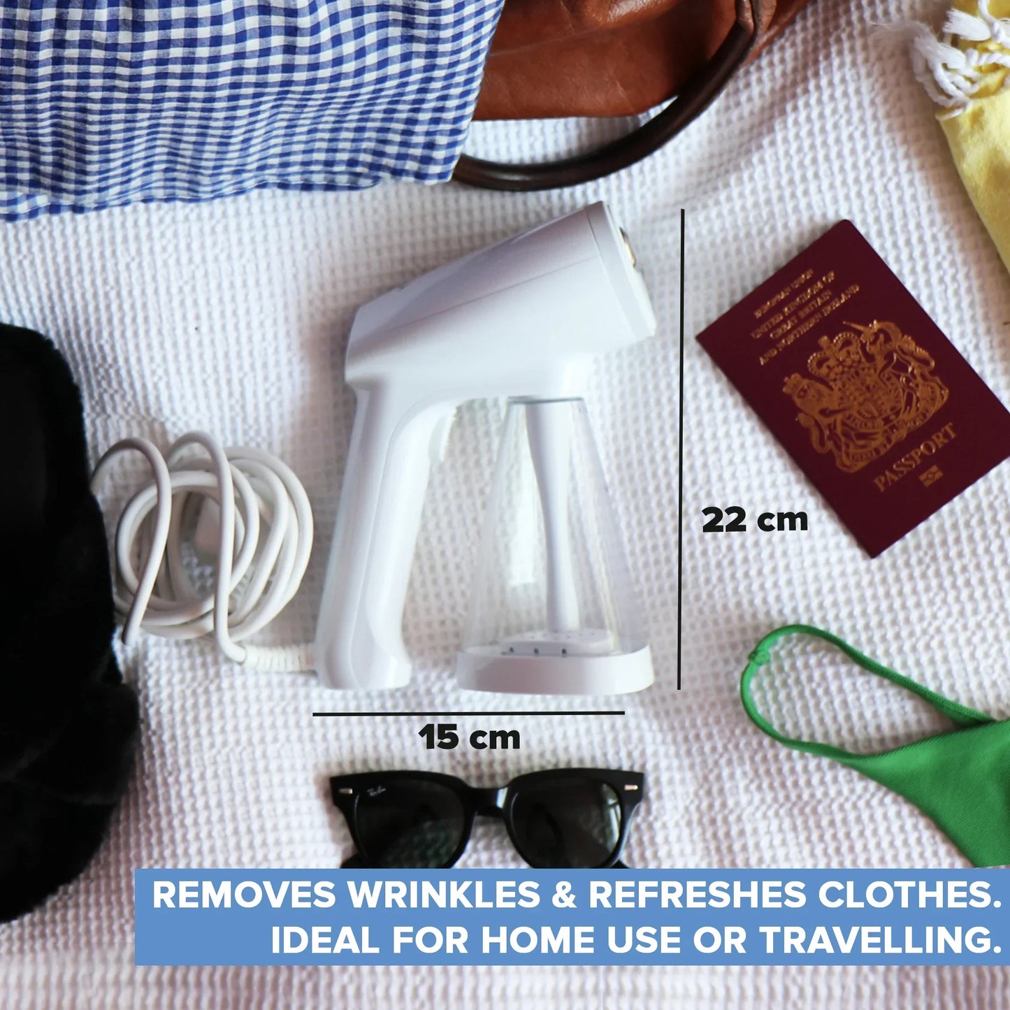 SteamEase – Handdampfer kompakt und leistungsstark für zu Hause und auf Reisen