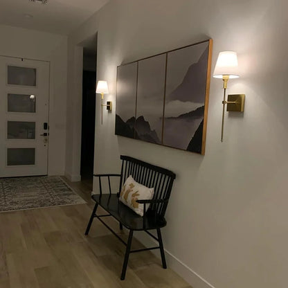 Wandleuchte Akku Modern Stoff Wandleuchte