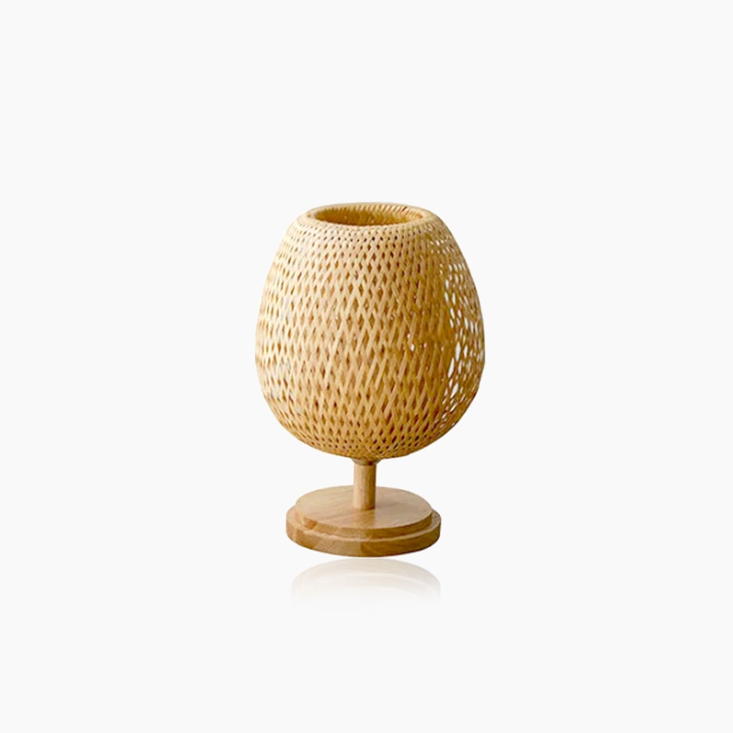 Garduru - Vintage Bamboe Tischlampe aus Handarbeit mit Natürlichem Design