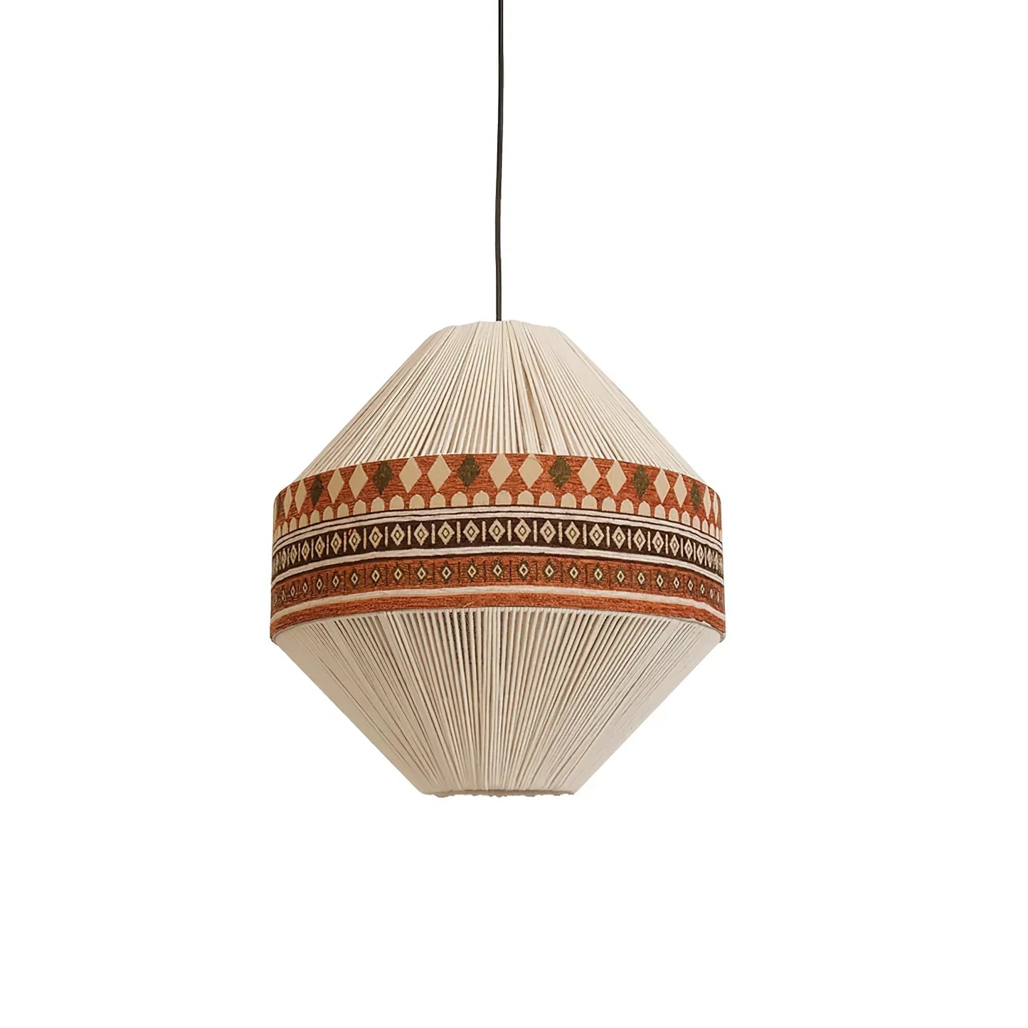 Suspension Bohemian Fringe - Pendelleuchte mit Fransen und tribalem Design