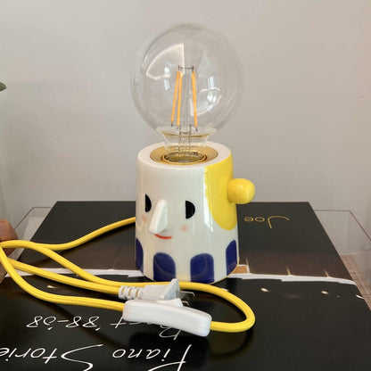 Handgemachte Keramische Nachttischlampe