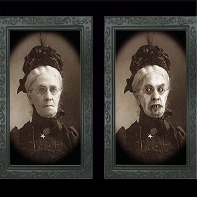 3D Halloween Gesicht Verändernde Geist Porträt