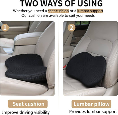 Autositzkissen mit memory foam Unterstützung