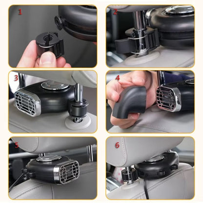 12V tragbare Autoheizung mit 360°-Winkelverstellung