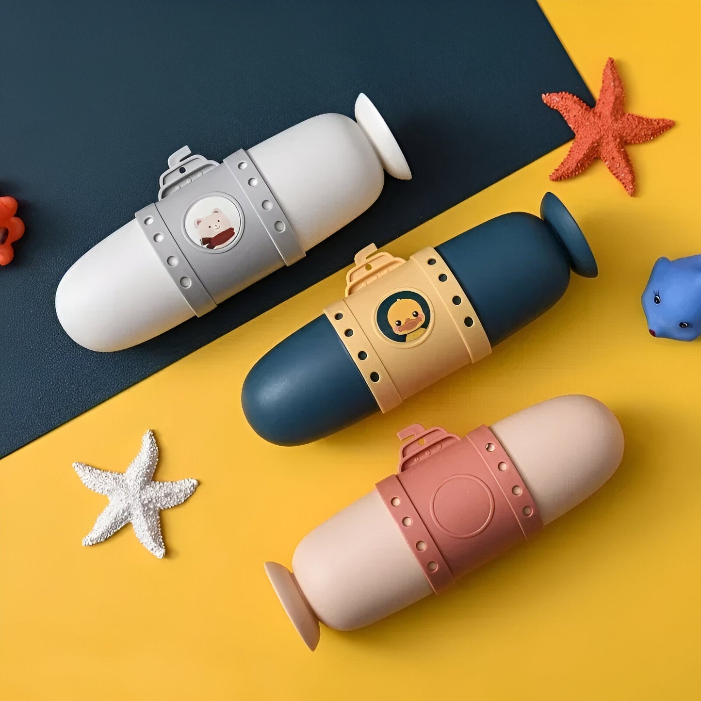 Cartoon U-Boot Zahnbürstenhalter