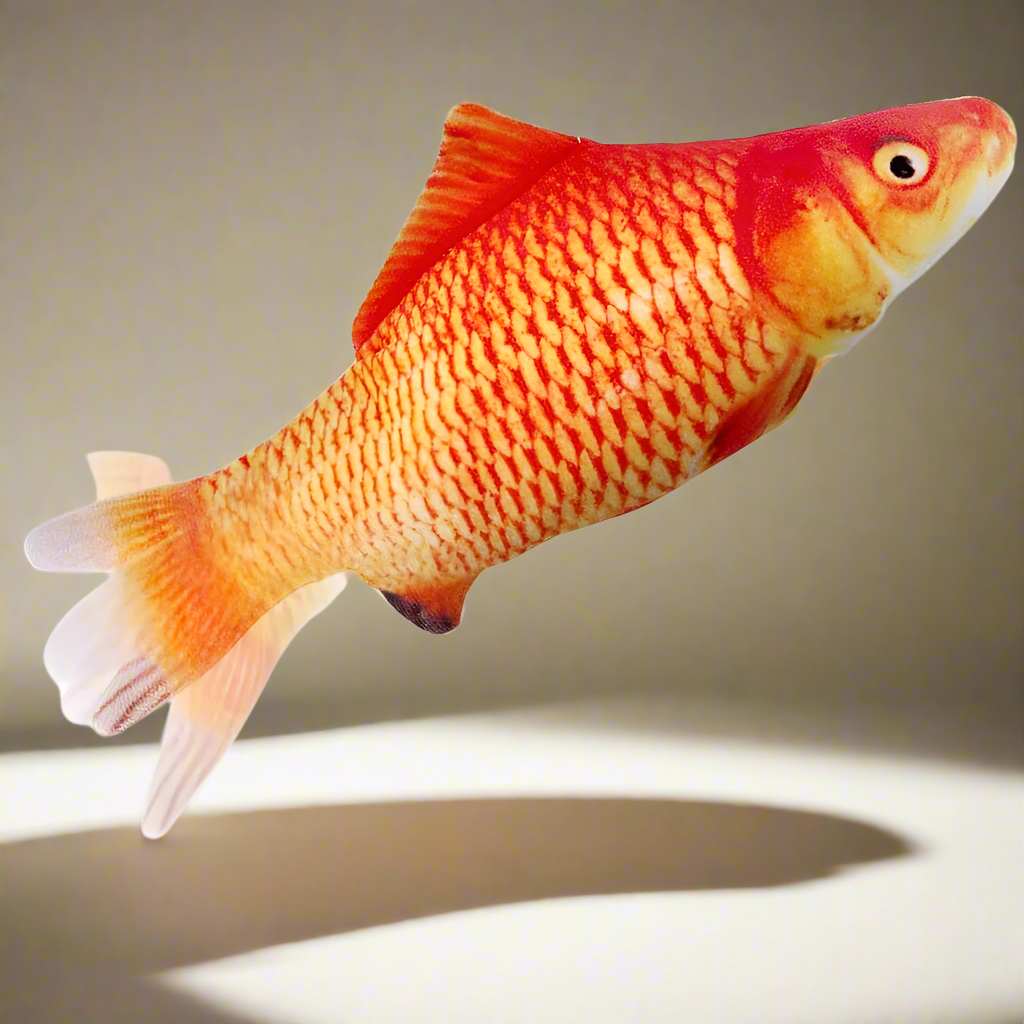 Royallure Interaktives Katzenspielzeug – USB wiederaufladbarer tanzender Fisch mit Bewegungssensor & Katzenminze