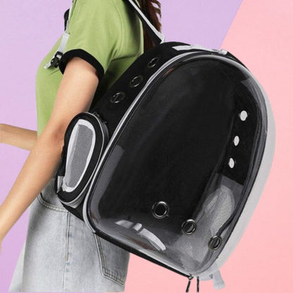 Atmungsaktive Raumkapsel Haustiertragebox für Katzen und Hunde