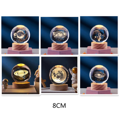 3D Kristall Nachtlicht Lampe für Dekoration - Magischer 3D Effekt