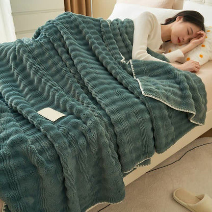 Coral Fleece Decke, Wendbar und Weich