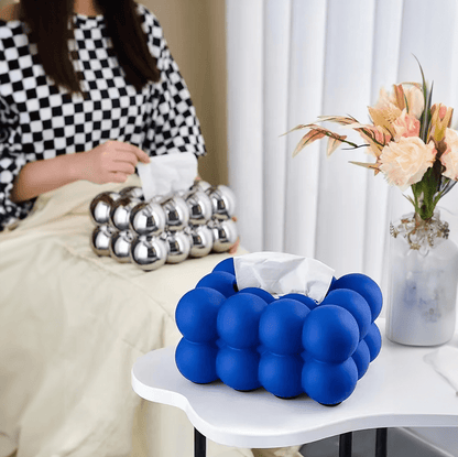 BubbleChic – Keramische Taschentuchbox mit einzigartigem Design