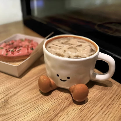 Keramische Smiley-Gesicht Kaffeetasse