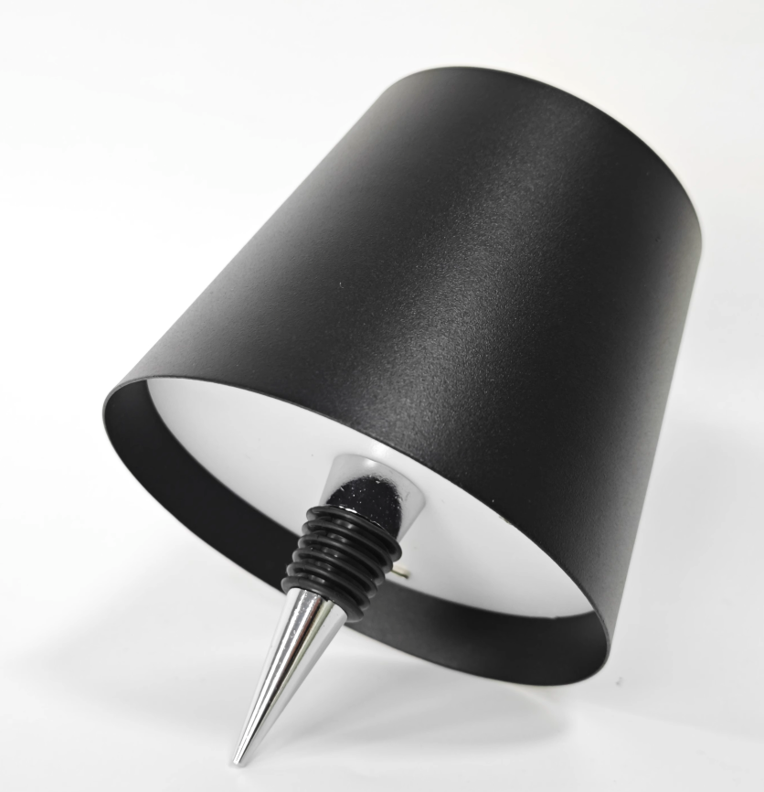 Tischlampen Kopf Weinflasche – Praktische Eleganz und Wiederaufladbar