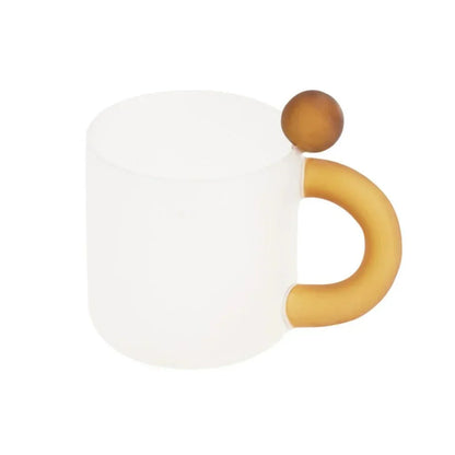 Tasse Kaffee Bunt mit Kontrastgriff
