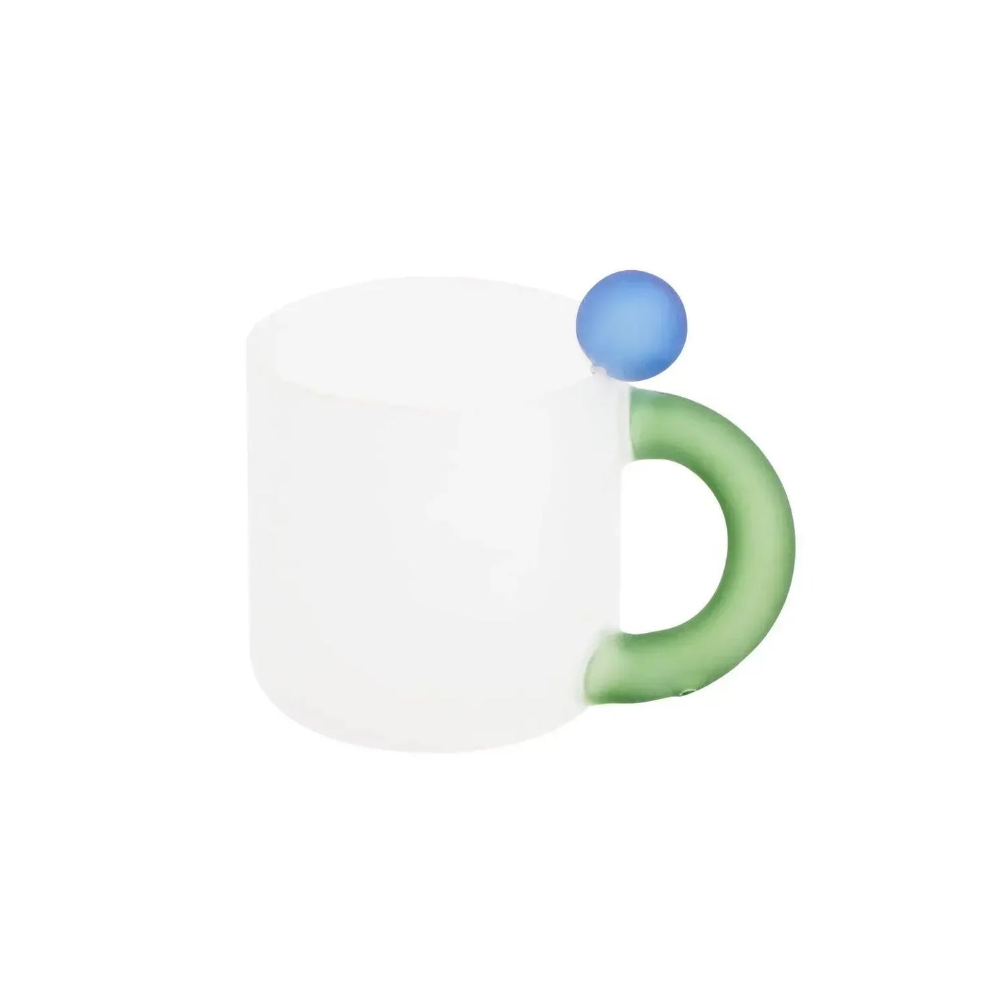 Tasse Kaffee Bunt mit Kontrastgriff
