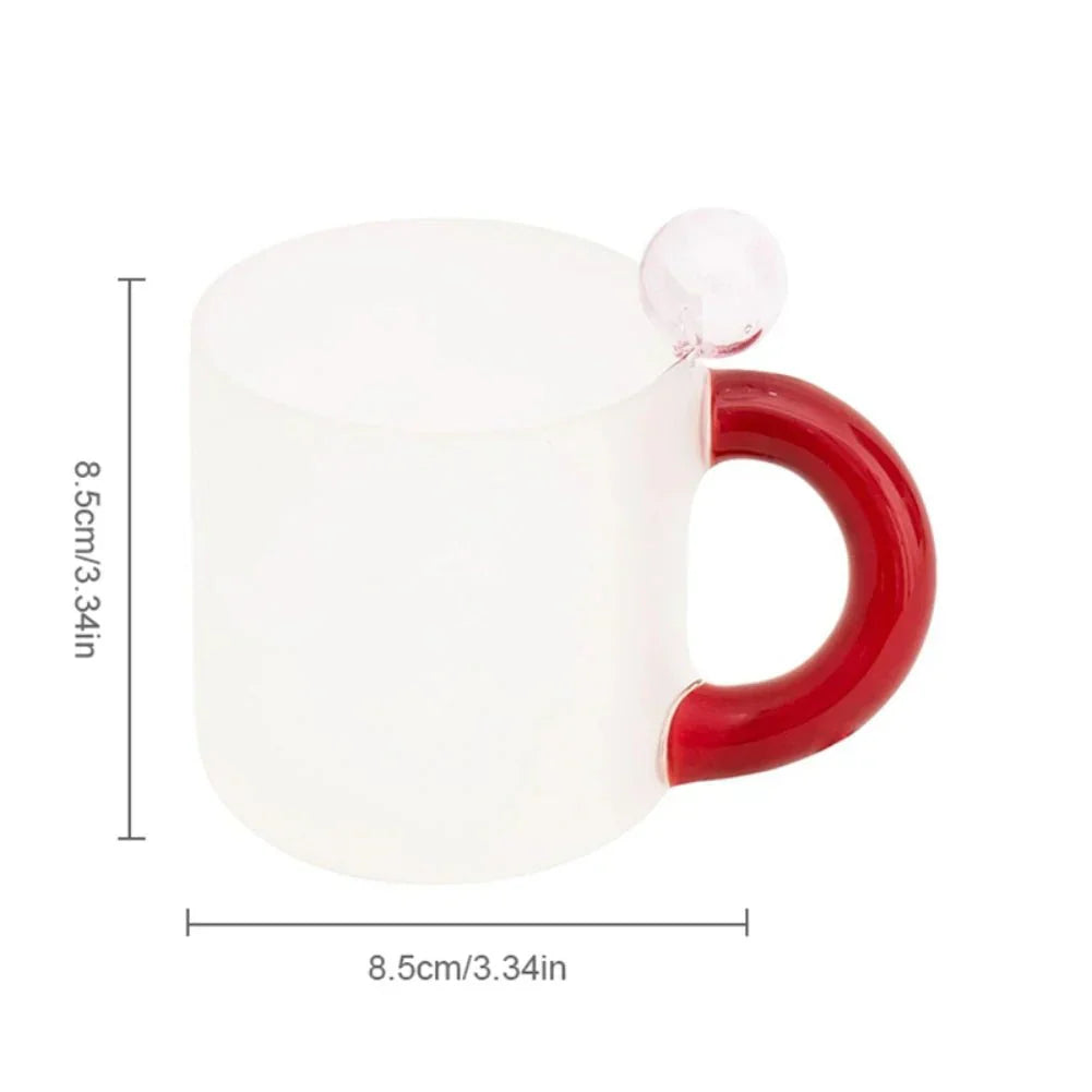 Tasse Kaffee Bunt mit Kontrastgriff