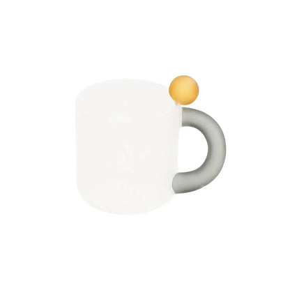 Tasse Kaffee Bunt mit Kontrastgriff