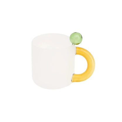 Tasse Kaffee Bunt mit Kontrastgriff