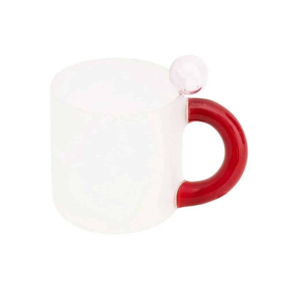 Tasse Kaffee Bunt mit Kontrastgriff