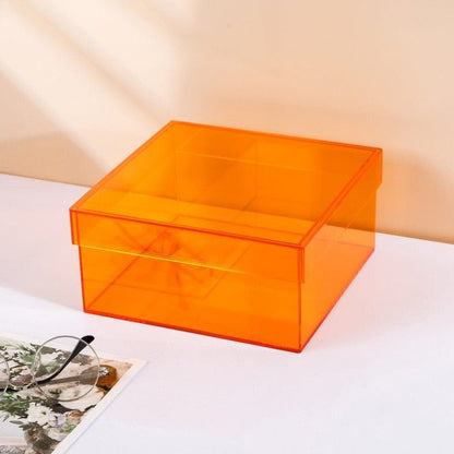 ClearVista – Stilvolle Acryl-Aufbewahrungsbox mit funktionalem Deckel