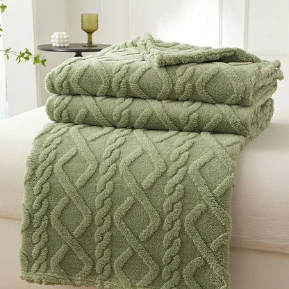Garduru - Weiche Reise-Decke aus Fleece-Material