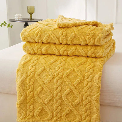 Garduru - Weiche Reise-Decke aus Fleece-Material