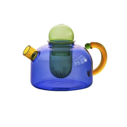 GlowHarmony – Luxus durchsichtiger Wasserkocher mit Becher Set für verfeinerten Teegenuss
