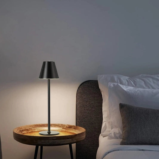 Rayvia Kabellose Touch-LED-Bettlampe – Wiederaufladbare & Dimmbare Beleuchtung