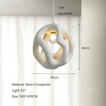 Kreatives Design Wabi-Sabi LED-Pendelleuchte