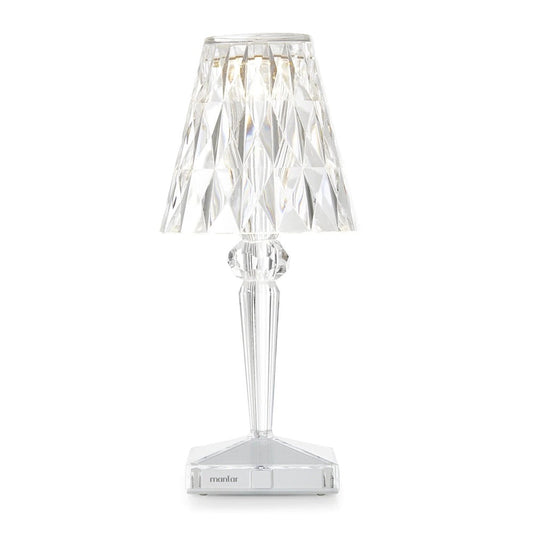 Garduru Lampe - Schicke Tischlampe - Kristallendesign - Luxus und Elegant