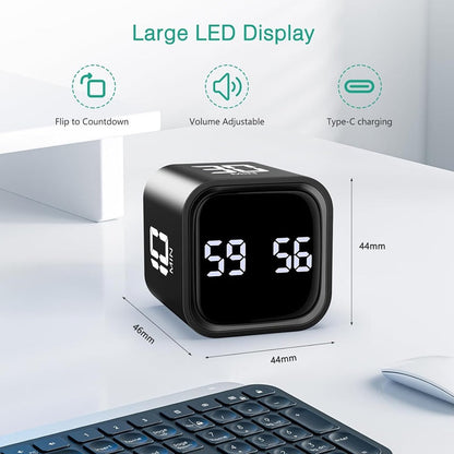 Smart Cube Timer mit Schwerkraftsensor und LED-Anzeige