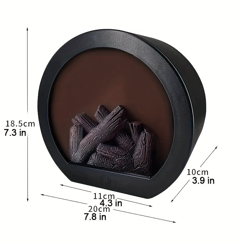 Garduru - Batteriebetriebene Retro Lampe mit realistischer Houtskoolflammensimulation