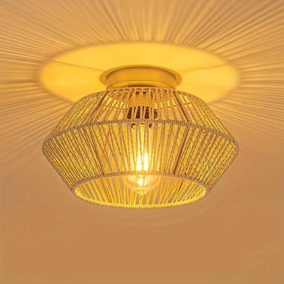 Bohémienne Hängeleuchte - Handgefertigte Lampe für einen eklektischen und warmen Stil