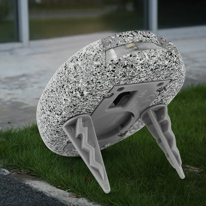 Solar LED Steinleuchte für Garten und Wege – Wetterfeste Wegbeleuchtung im Naturstein-Design