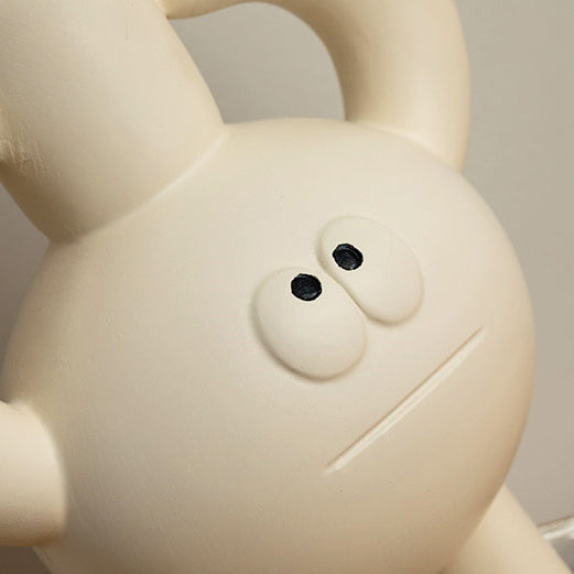 Garduru - Moderne Glastischlampe Mit Cartoon-Harzbasis für Stilvolle Räume