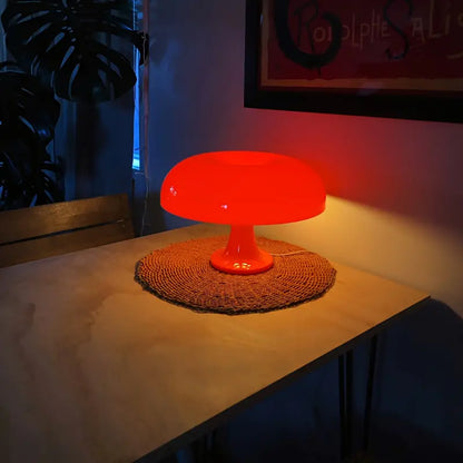 Portable Luxuriöse Pilz-Fell Lampe mit Sensor | ShroomLux