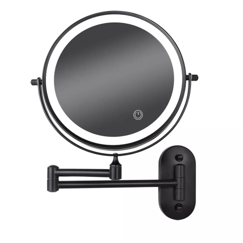 Garduru - Wiederaufladbarer LED-Vergrößerungsspiegel für Make-up & Badezimmer