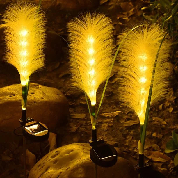 „Leistungsstarke Solar Gartenbeleuchtung für stimmungsvolle Nächte“