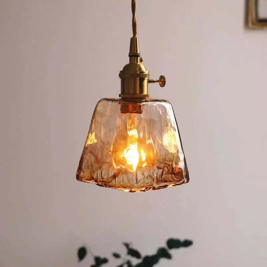 Pendelleuchte Vintage Glas Deckenleuchte