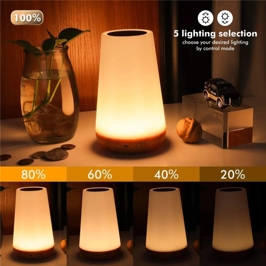 Angela Farbwechselnde Nachttischlampe