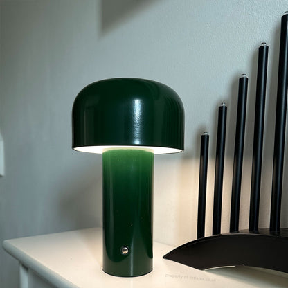 Royaleva Chic Modern Drahtlose Pilzlampe – 3 Helligkeitsstufen, kabellos & USB wiederaufladbar