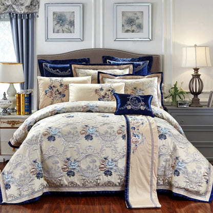 Garduru Oriental Jacquard Luxus Bettwäsche Set