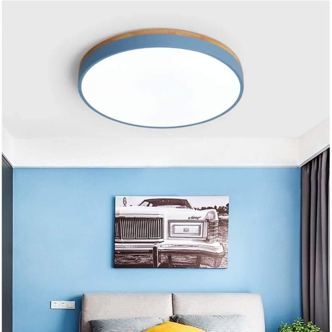 Deckenleuchte Modern Holz LED Aufbaustrahler