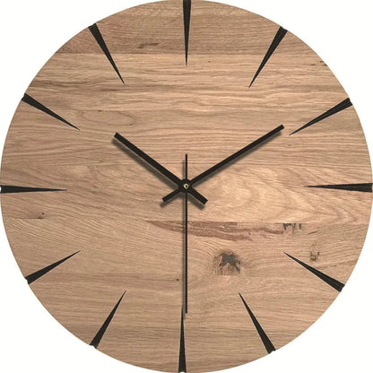 Garduru - Minimalistische Holz-Wanduhr Für Modernes Wohndesign