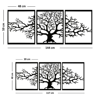 Wanddekoration – Baum des Lebens – saisonales Design – lasergeschnittenes Dekor