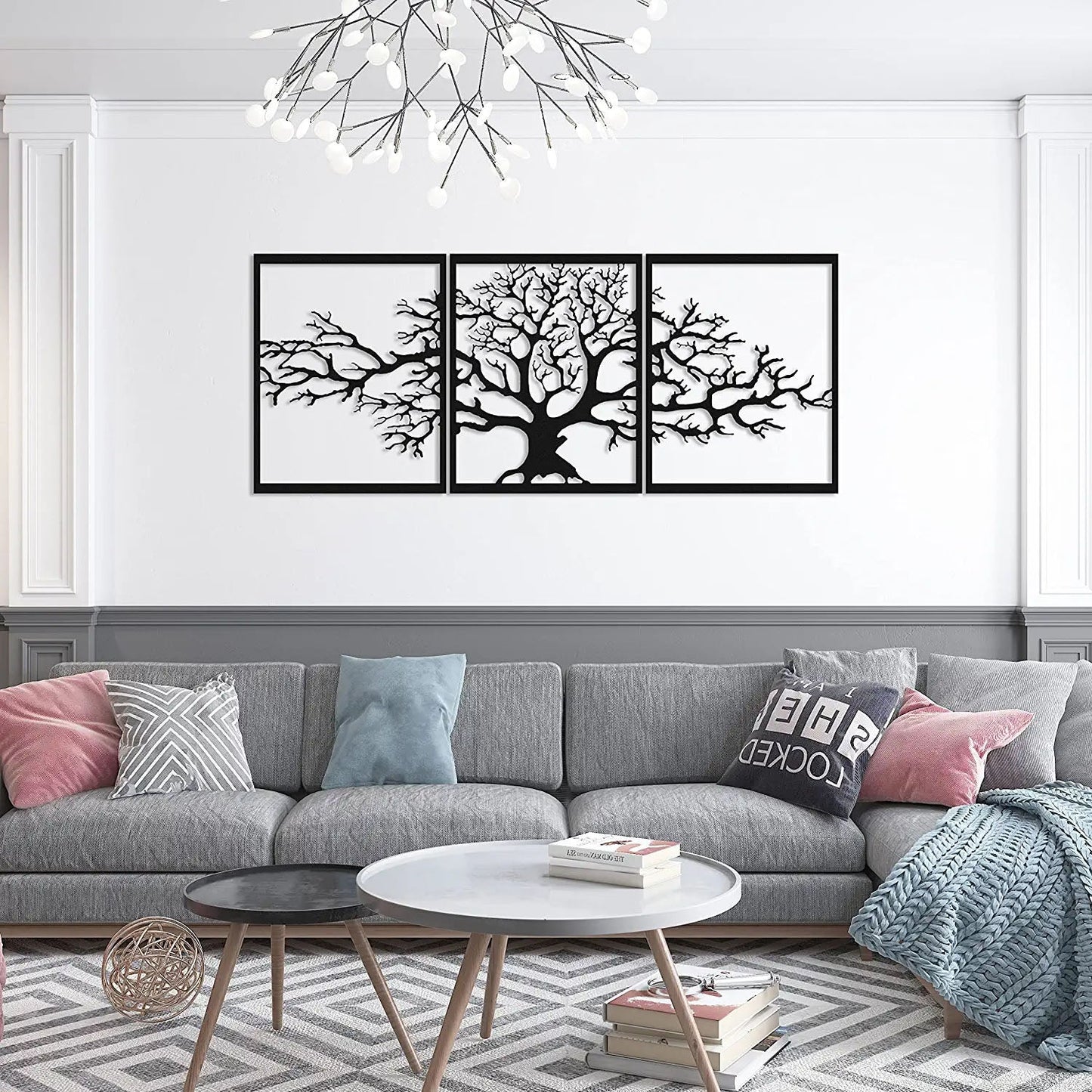 Wanddekoration – Baum des Lebens – saisonales Design – lasergeschnittenes Dekor